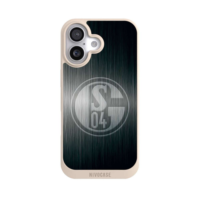 iPhone 17 NIVOpure Schalke 04 Metall Look