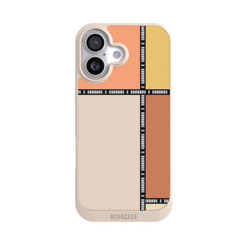 iPhone 17 NIVOpure Bauhaus Squares-Pastel