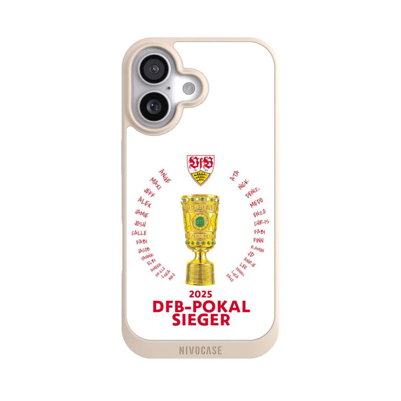 iPhone 17 NIVOpure VfB DFB-Pokal Sieger Weiß