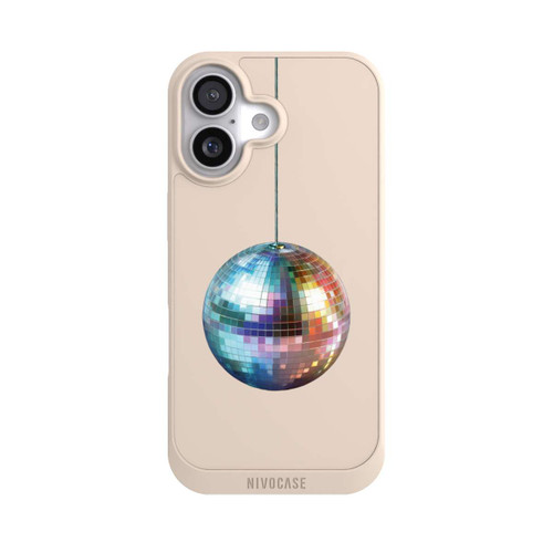  NIVOpure Discokugel Party Blau Gold Transparent mit KI
