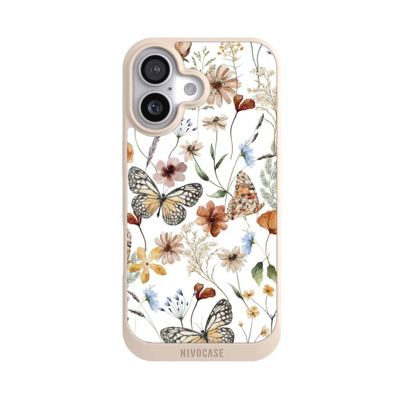 iPhone 17 NIVOpure Wildflowers and Butterflies Pattern