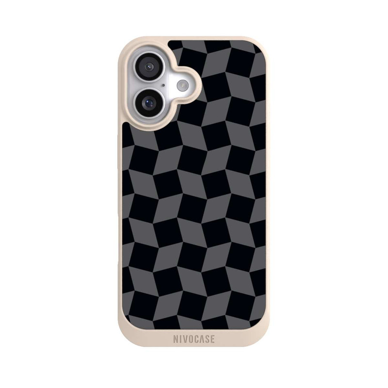 iPhone 17 NIVOpure 3D Würfel-Muster Effektt