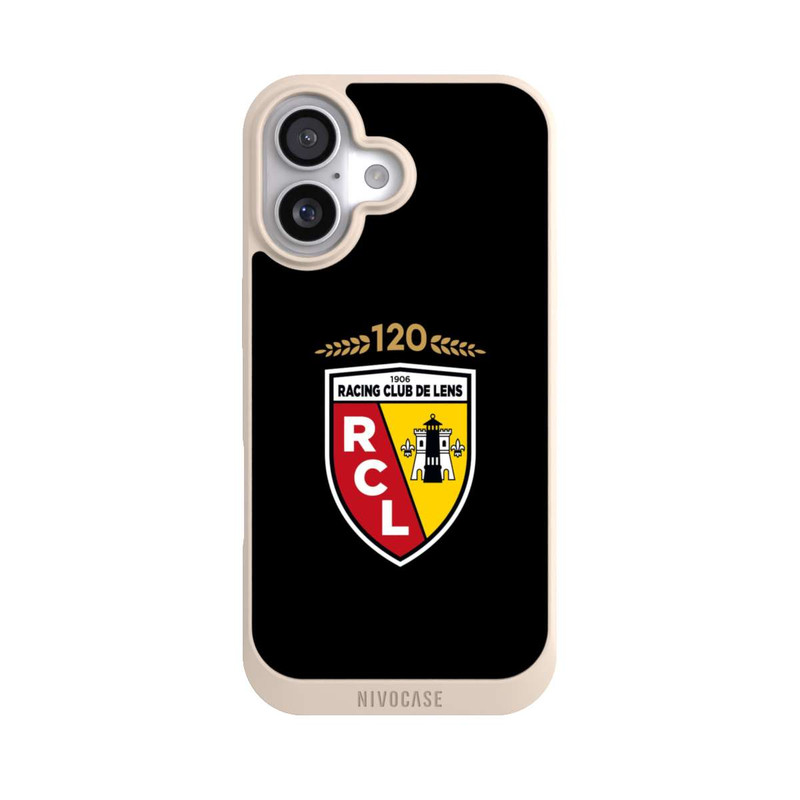iPhone 17 NIVOpure RC Lens 120 Jahre Jubiläums Logo schwarz