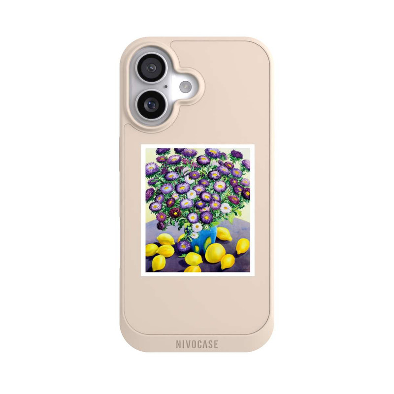 iPhone 17 NIVOpure Purple Asters and Lemons by Christopher Ryland