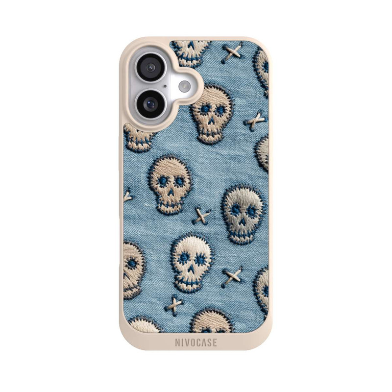 iPhone 17 NIVOpure Jeans Schädel