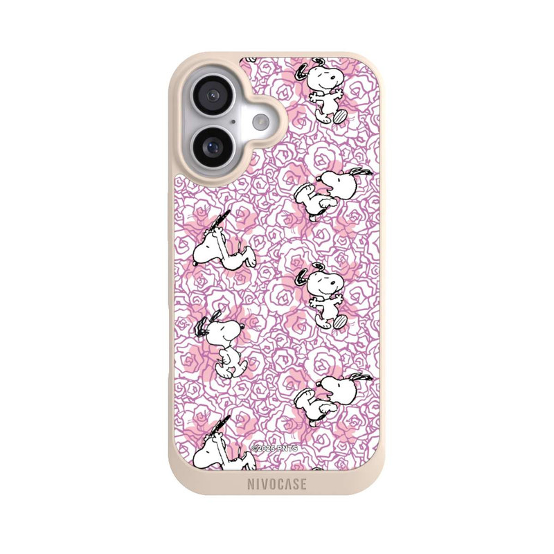 iPhone 17 NIVOpure Peanuts Pink Roses Pattern