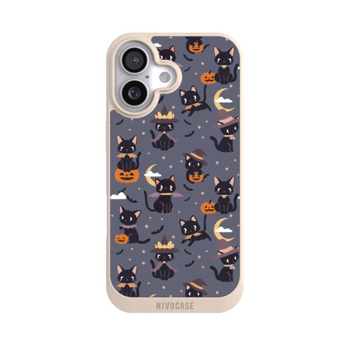  NIVOpure Cute Halloween Witch Cats and Pumpkins
