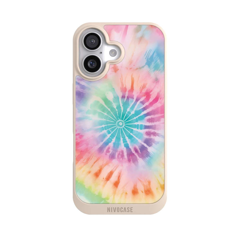 iPhone 17 NIVOpure Rainbow Color Tie Dye 