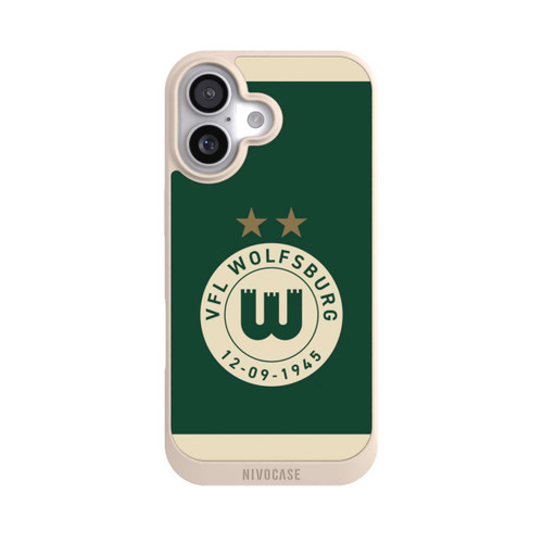  NIVOpure VfL Wolfsburg 80 Jahre Logo Frauen Streifen