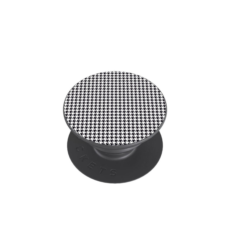  PopGrip Hahnentritt Schwarz Weiß