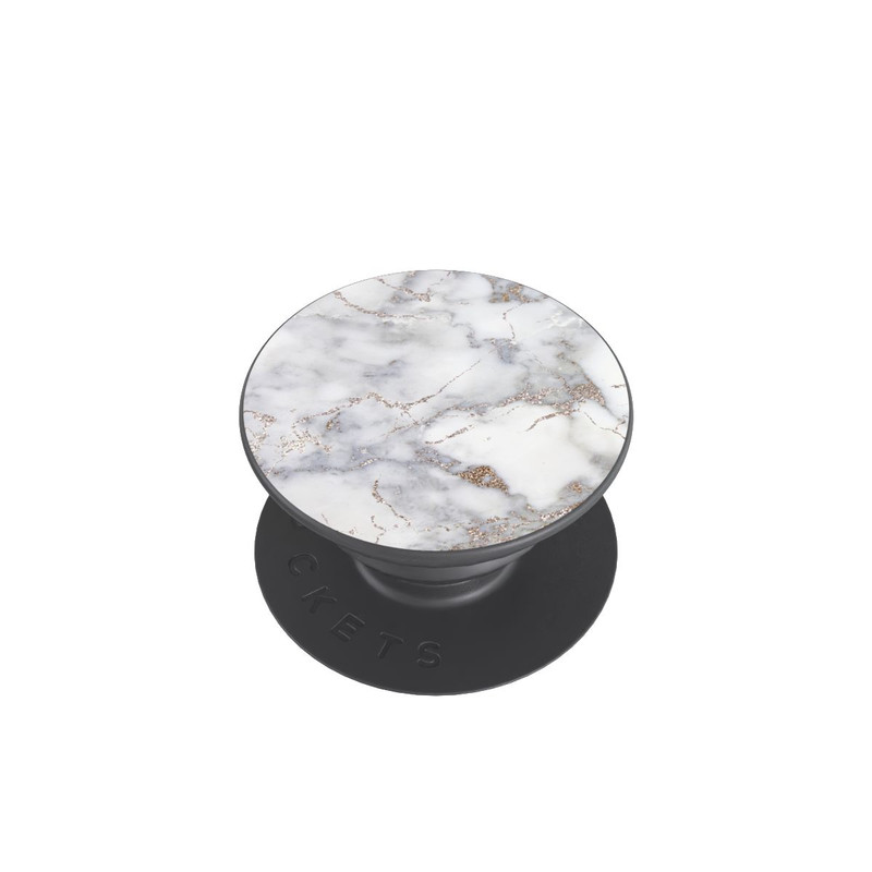  PopGrip Marbre Argent Scintillant Look