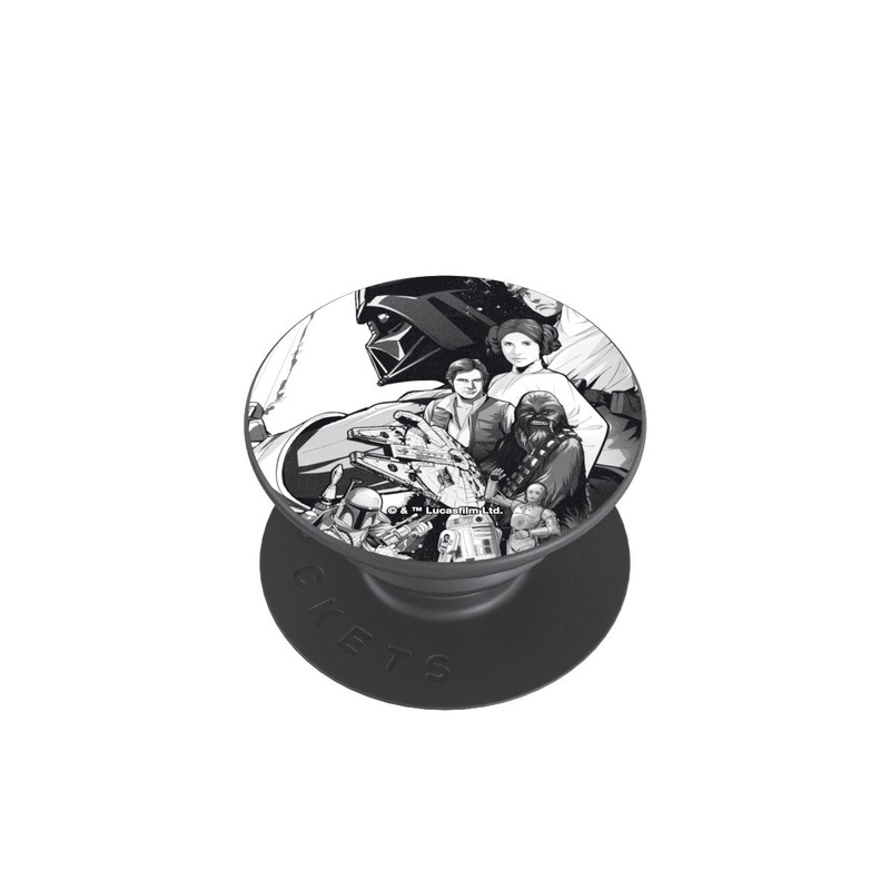  PopGrip StarWars Charaktere - Schwarz-Weiß