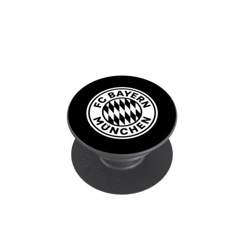  PopGrip Klassisches FCB Logo Klein - Weiß auf Schwarz
