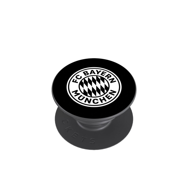  PopGrip Klassisches FCB Logo Klein - Weiß auf Schwarz
