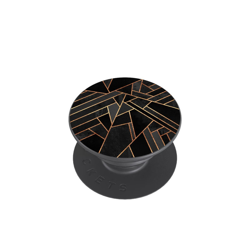 PopGrip Schwarze Nacht Gold Druck