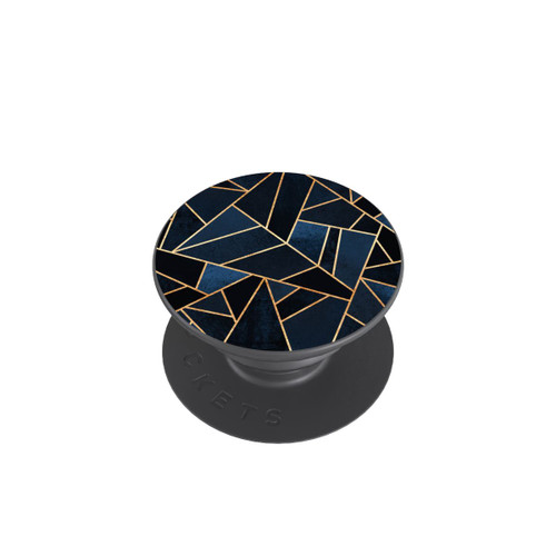  PopGrip Navy Stein Golddruck
