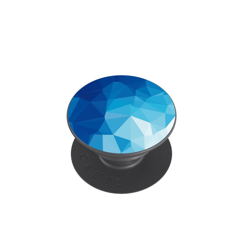  PopGrip Mosaïque Polygonale Bleue