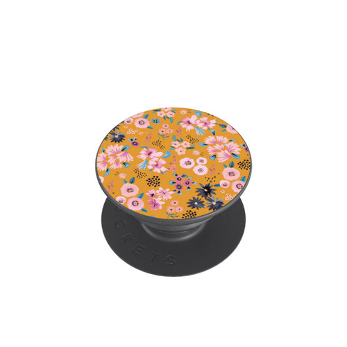  PopGrip Petites Fleurs Jaune Moutarde