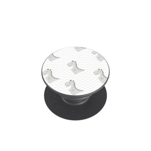  PopGrip Grauer Dino