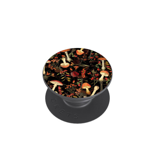  PopGrip Mushroom Pattern Black