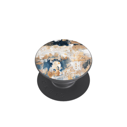  PopGrip Abstraktion Blau und Gold
