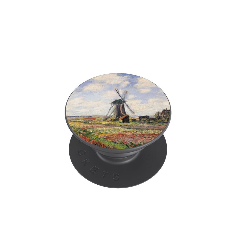  PopGrip Tulip Fields with the Rijnsburg Windmil by Claude Monet