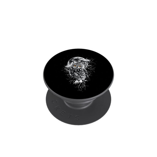  PopGrip Eule in Schwarz/Weiß