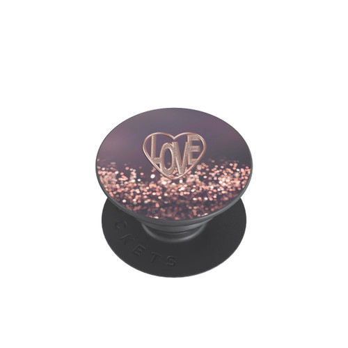  PopGrip LOVE Glitzerrosa