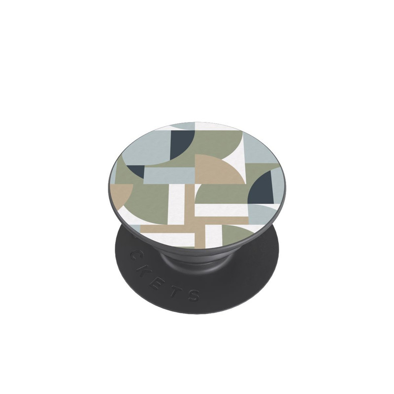  PopGrip Futuristische Bauhaus Polygone Beige