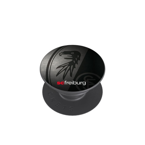  PopGrip Dot Metall Hintergrund mit dem Schriftzug SC Freiburg