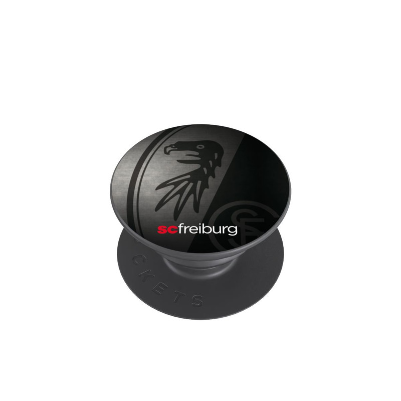  PopGrip Dot Metall Hintergrund mit dem Schriftzug SC Freiburg