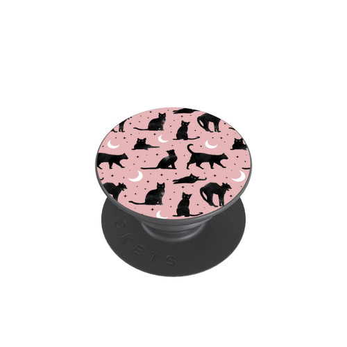  PopGrip Lune &amp; Chats Fond Rose