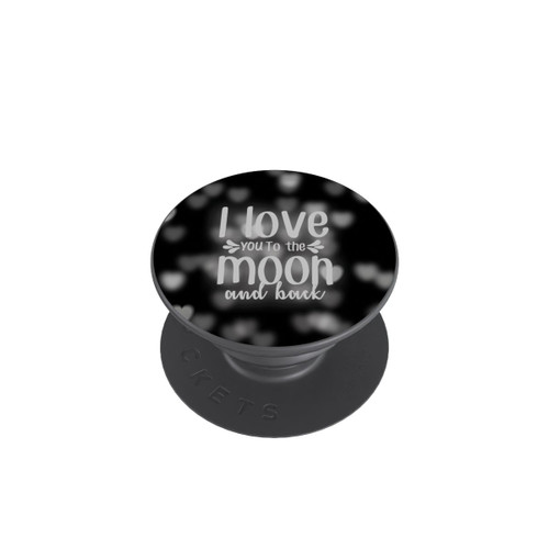  PopGrip I Love You to The Moon And Back Black Hearts