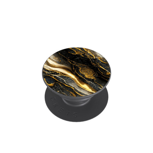  PopGrip Schwarze Marmor Goldschichten