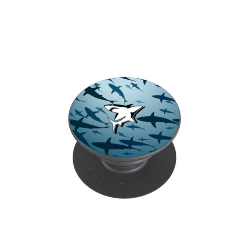  PopGrip Haie Muster Blau