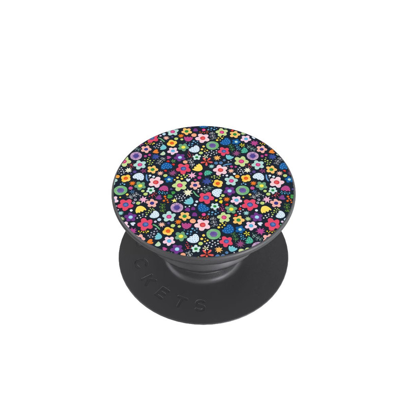  PopGrip Psychedelic Flowers Multi Black