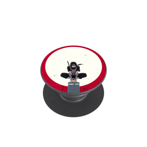  PopGrip Symbole Itachi Uchiha fond rouge