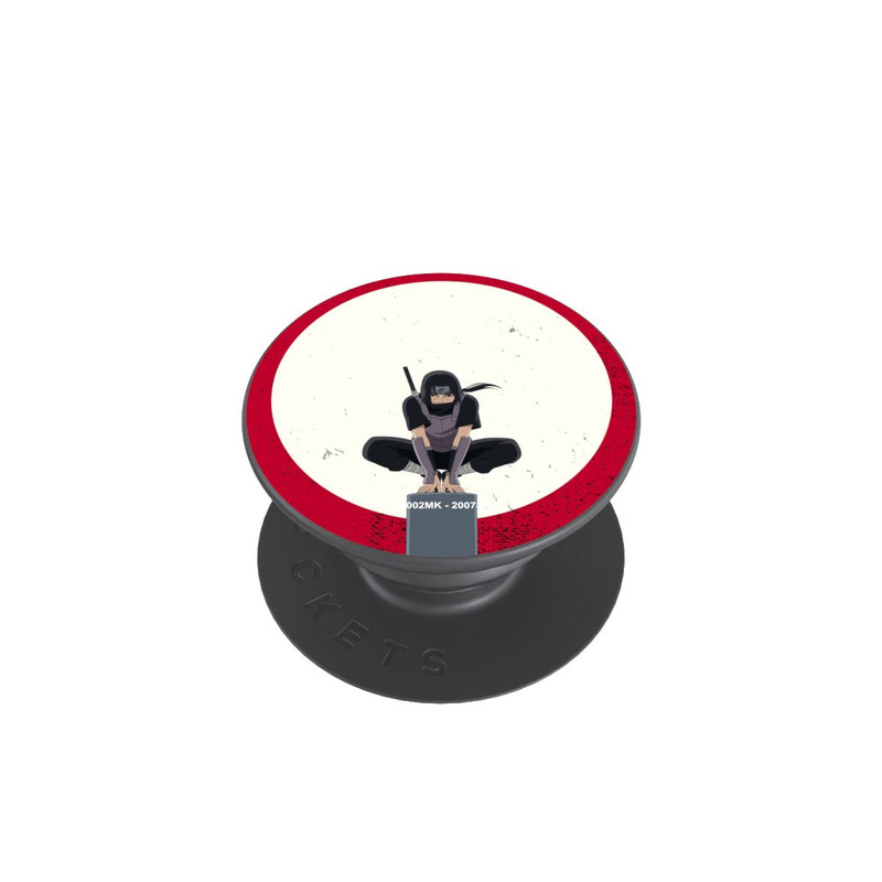  PopGrip Symbole Itachi Uchiha fond rouge