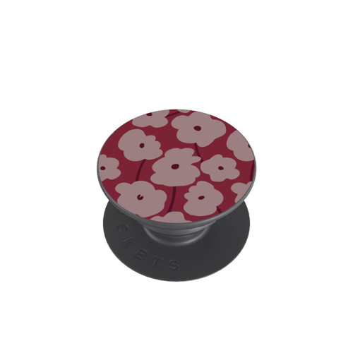  PopGrip Minimalistische Blumen Bordeaux