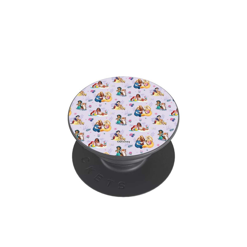  PopGrip Princess Floral Pattern Purple