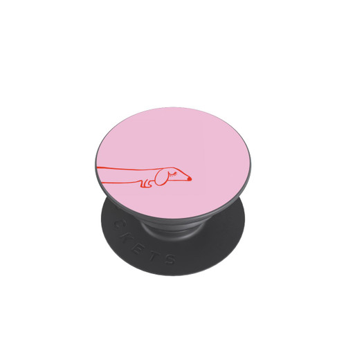  PopGrip Dachshund Illustration Pink