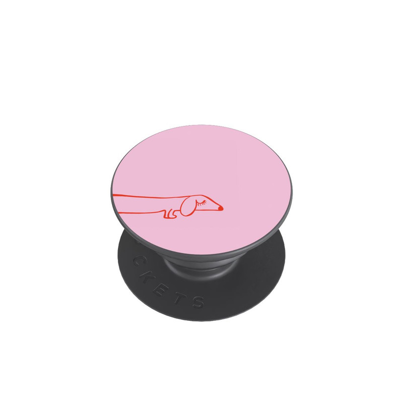  PopGrip Dachshund Illustration Pink