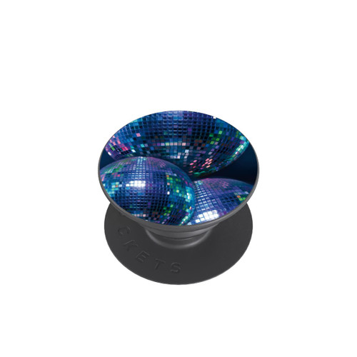  PopGrip Disco Ball Blue Black Partytime with KI