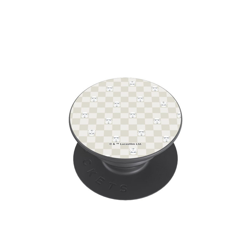  PopGrip Stormtrooper Checked Pattern Beige