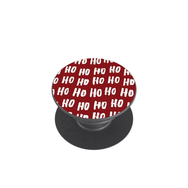  PopGrip Ho Ho Ho Christmas Red Pattern