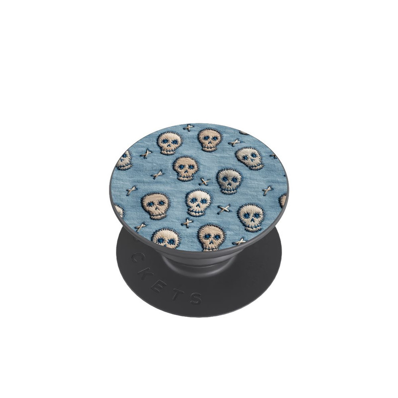  PopGrip Skulls on Jeans Pattern