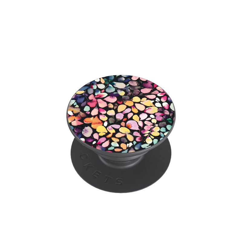  PopGrip Eucalyptus Watercolor Leaves Black