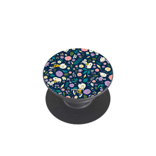  PopGrip Peanuts Dark Flower Pattern