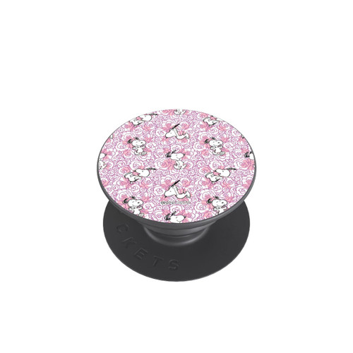  PopGrip Peanuts Pink Roses Pattern