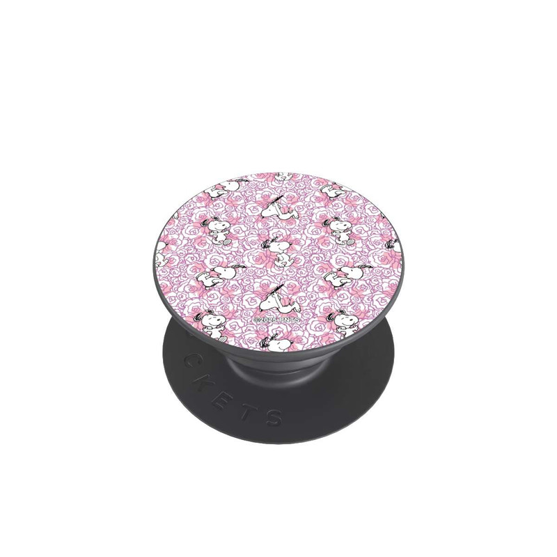  PopGrip Peanuts Pink Roses Pattern